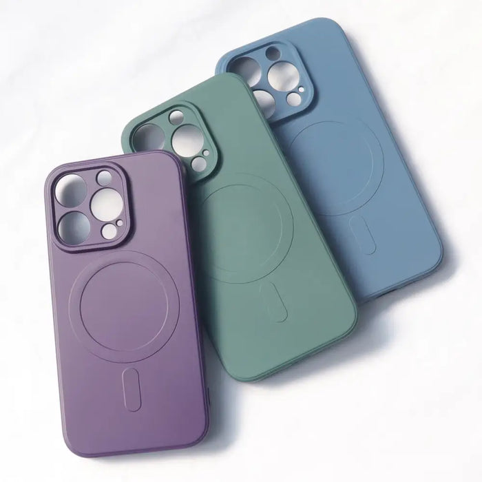 Кейс HQWear Silicone Case MagSafe за iPhone 13 бежов