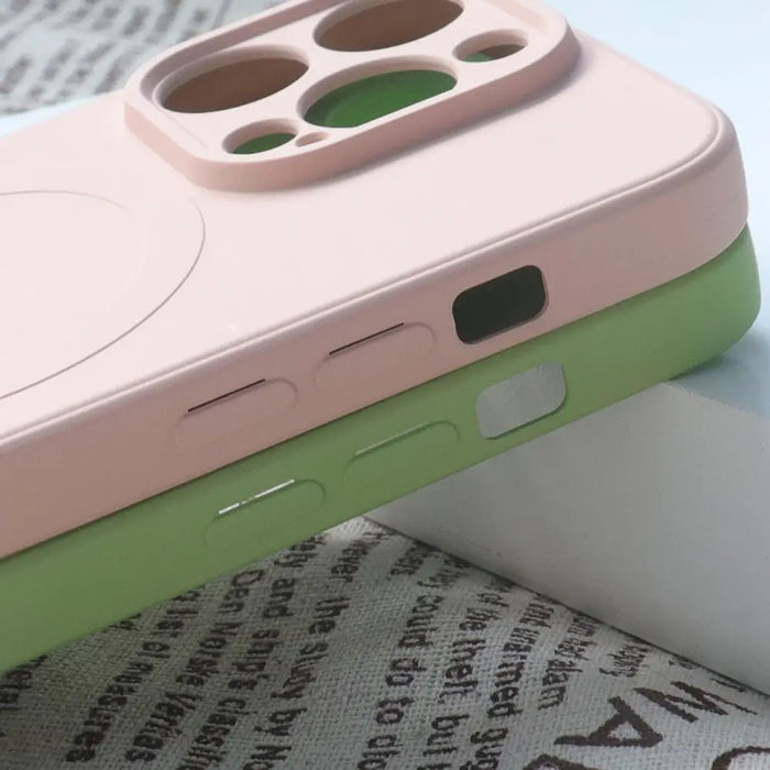 Кейс HQWear Silicone Case MagSafe за iPhone 13 Pro тъмносин