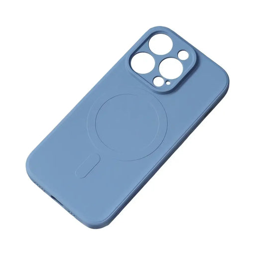 Кейс HQWear Silicone Case MagSafe за iPhone 15 Pro син