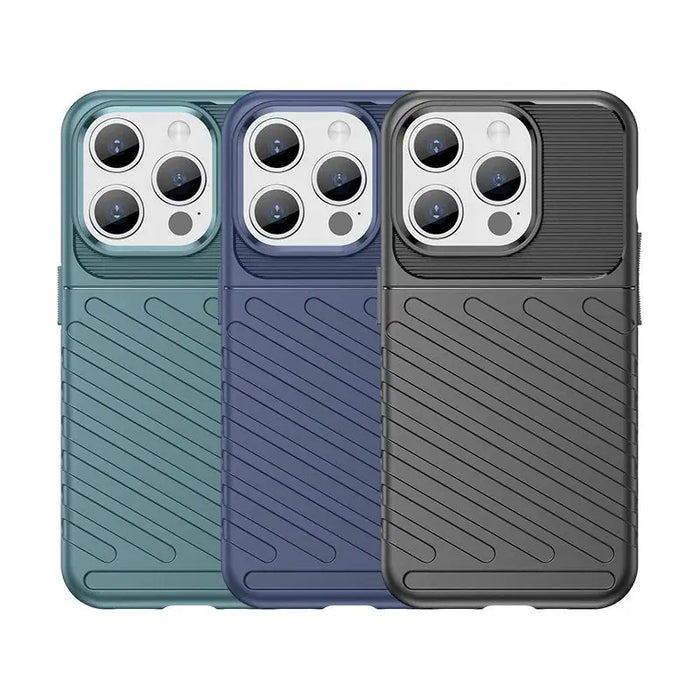 Кейс HQWear Thunder Case за iPhone 15 Pro черен