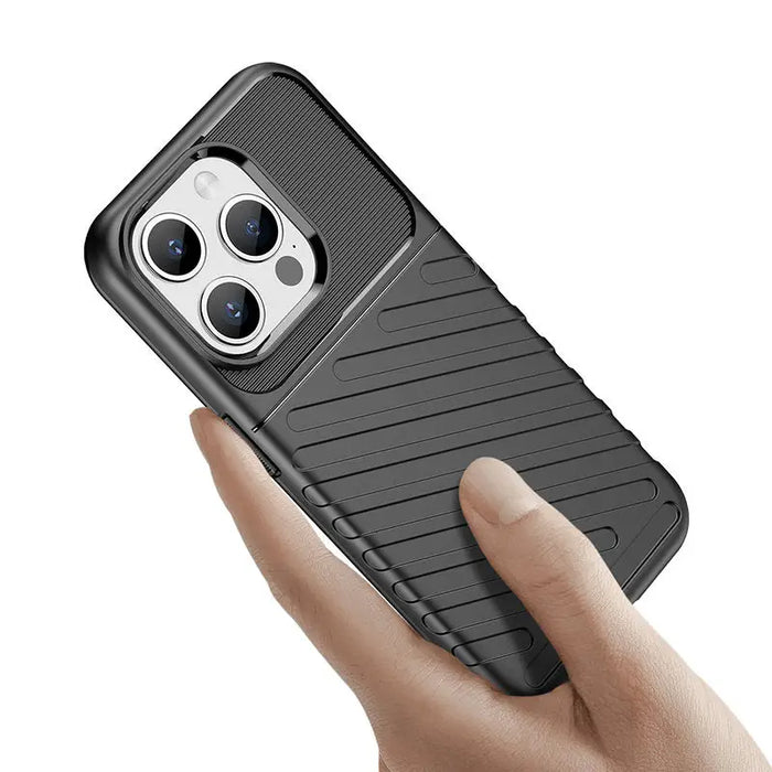 Кейс HQWear Thunder Case за iPhone 15 Pro черен