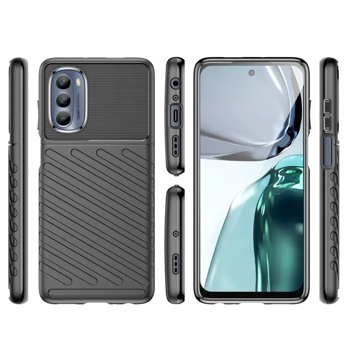 Кейс HQWear Thunder Case за Motorola Moto G62 5G черен