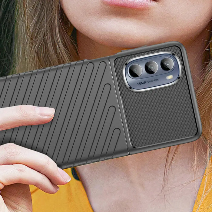 Кейс HQWear Thunder Case за Motorola Moto G62 5G черен