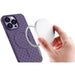 Кейс HQWear Woven Case за iPhone 13 лилав