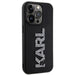 Кейс Karl Lagerfeld 3D Rubber Glitter Logo за iPhone 15 Pro