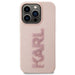 Кейс Karl Lagerfeld 3D Rubber Glitter Logo за iPhone 15 Pro