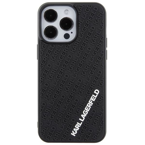 Кейс Karl Lagerfeld 3D Rubber Multi Logo за iPhone 15 Pro