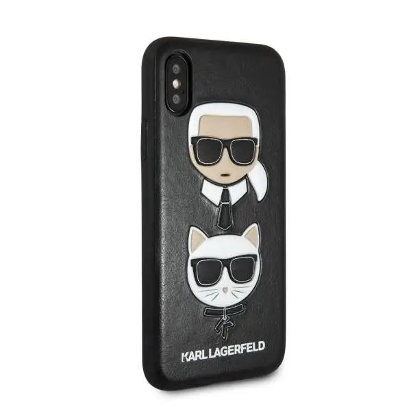 Кейс Karl Lagerfeld Choupette за Apple iPhone X/XS Черен