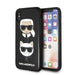 Кейс Karl Lagerfeld Choupette за Apple iPhone X/XS Черен