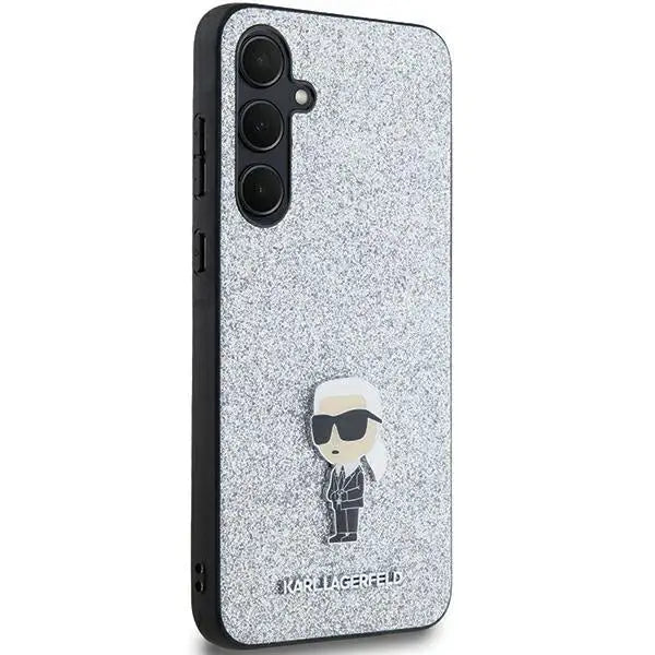 Кейс Karl Lagerfeld Fixed Glitter Ikonik Logo Metal Pin