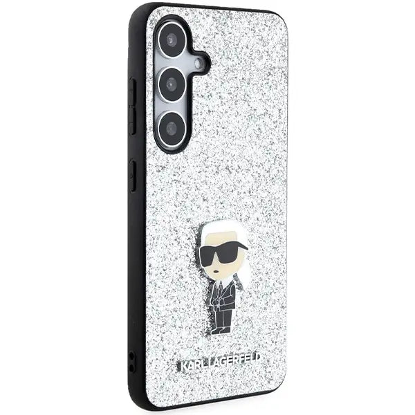 Кейс Karl Lagerfeld Fixed Glitter Ikonik Logo Metal Pin