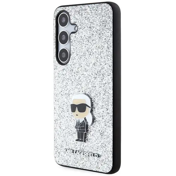 Кейс Karl Lagerfeld Fixed Glitter Ikonik Logo Metal Pin