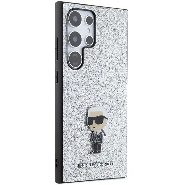 Кейс Karl Lagerfeld Fixed Glitter Ikonik Logo Metal Pin