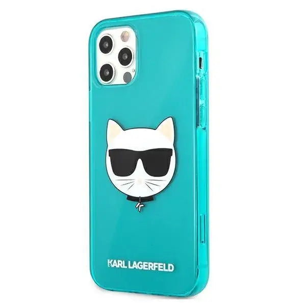 Кейс Karl Lagerfeld Glitter Choupette Fluo за Apple