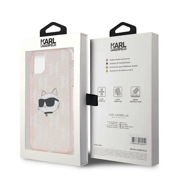 Кейс Karl Lagerfeld IML Choupette Head & Monogram