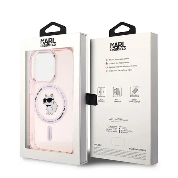 Кейс Karl Lagerfeld IML Choupette MagSafe за iPhone