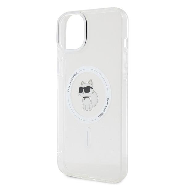 Кейс Karl Lagerfeld IML Choupette MagSafe за iPhone 15 Plus