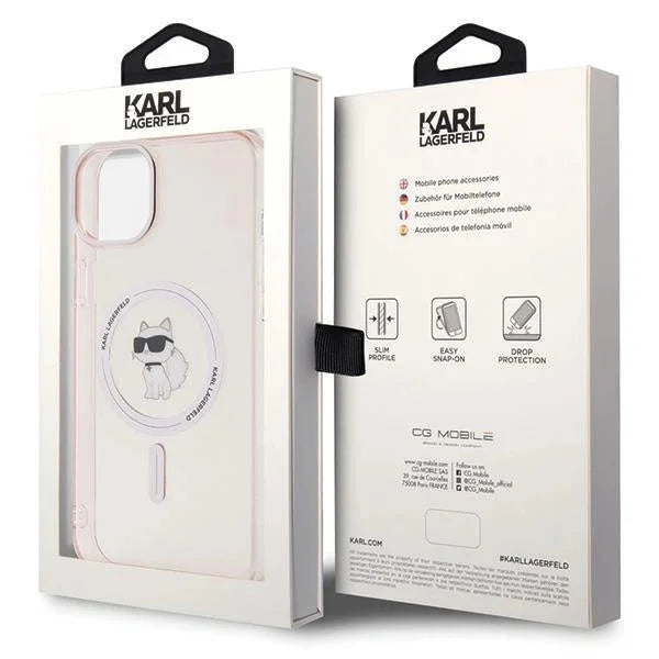 Кейс Karl Lagerfeld IML Choupette MagSafe за iPhone