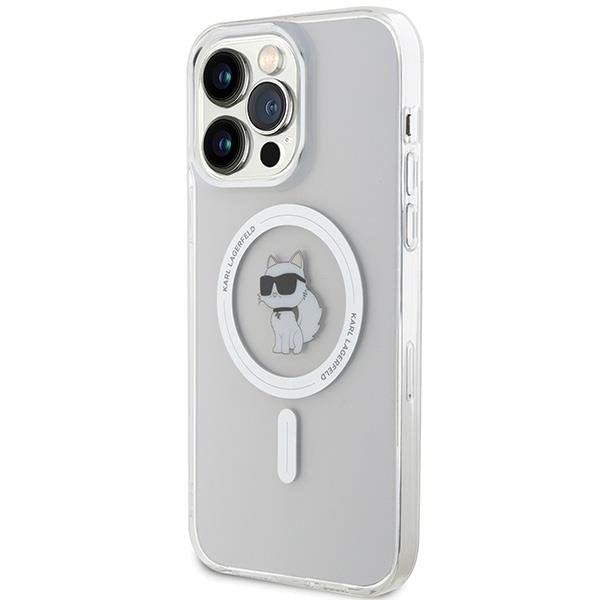 Кейс Karl Lagerfeld IML Choupette MagSafe за iPhone 15 Pro