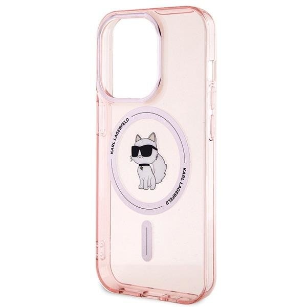 Кейс Karl Lagerfeld IML Choupette MagSafe за iPhone 15 Pro