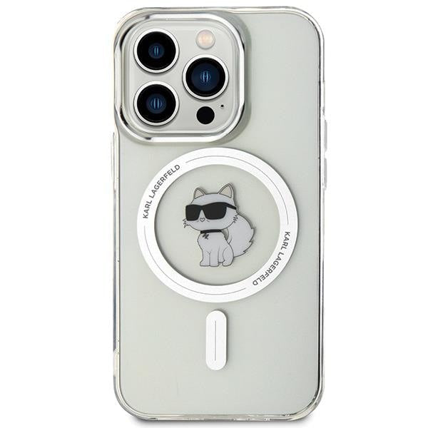 Кейс Karl Lagerfeld IML Choupette MagSafe за iPhone 15 Pro