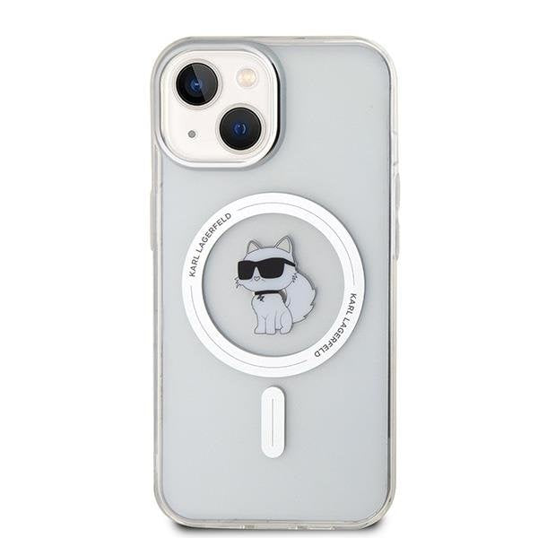 Кейс Karl Lagerfeld IML Choupette MagSafe за iPhone 15