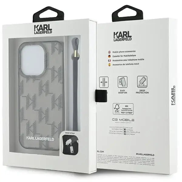 Кейс Karl Lagerfeld IML Mono KL Pattern & Cord