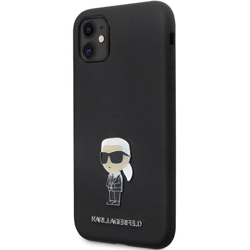 Кейс Karl Lagerfeld KLHCN61SMHKNPK за iPhone 11 / Xr черен