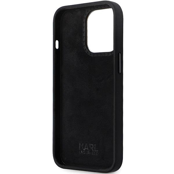 Кейс Karl Lagerfeld KLHCP14LSMHKNPK за iPhone 14 Pro черен