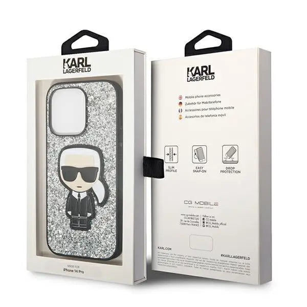 Кейс Karl Lagerfeld KLHCP14XGFKPG за iPhone 14 Pro