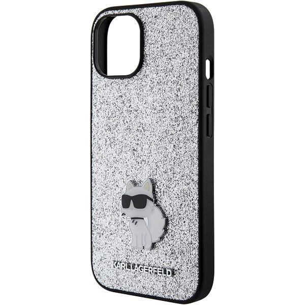 Кейс Karl Lagerfeld KLHCP15SGCNPSG за iPhone 15 6.1 сребрист