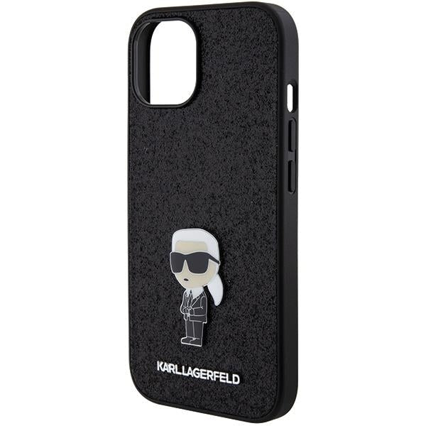 Кейс Karl Lagerfeld KLHCP15SGKNPSK за iPhone 15 6.1 черен /