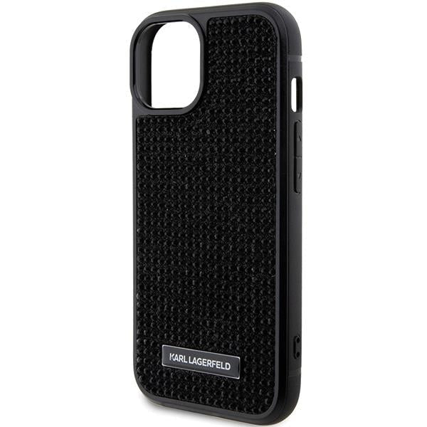 Кейс Karl Lagerfeld KLHCP15SHDSPLK за iPhone 15 6.1 черен /