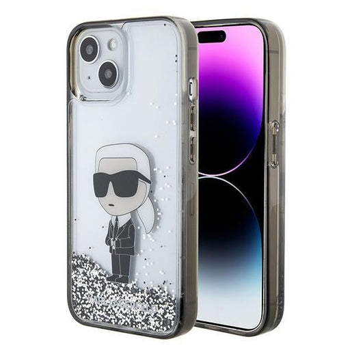 Кейс Karl Lagerfeld KLHCP15SLKKNSK за iPhone 15 6.1