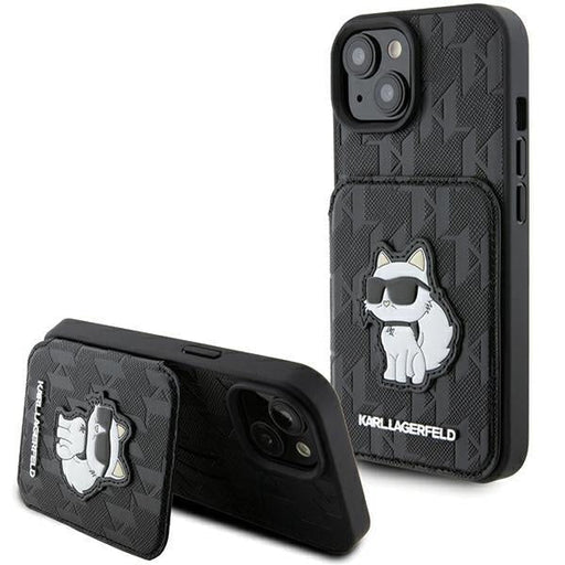 Кейс Karl Lagerfeld KLHCP15SSAKCNSCK за iPhone 15 6.1 черен