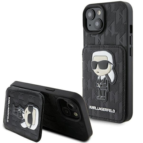 Кейс Karl Lagerfeld KLHCP15SSAKKNSCK за iPhone 15 6.1 черен