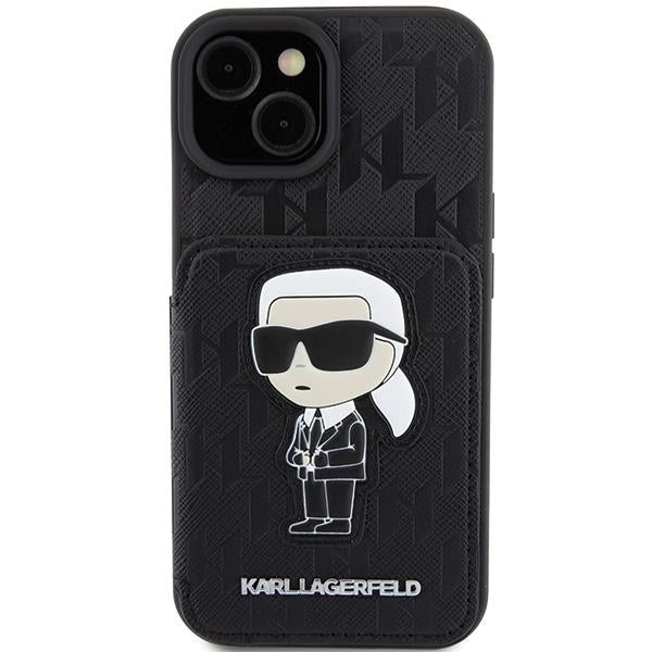 Кейс Karl Lagerfeld KLHCP15SSAKKNSCK за iPhone 15 6.1 черен