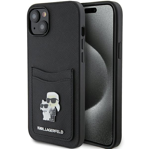 Кейс Karl Lagerfeld KLHCP15SSAPKCNPK за iPhone 15 6.1 черен