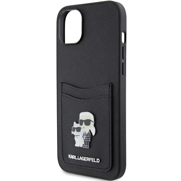 Кейс Karl Lagerfeld KLHCP15SSAPKCNPK за iPhone 15 6.1 черен