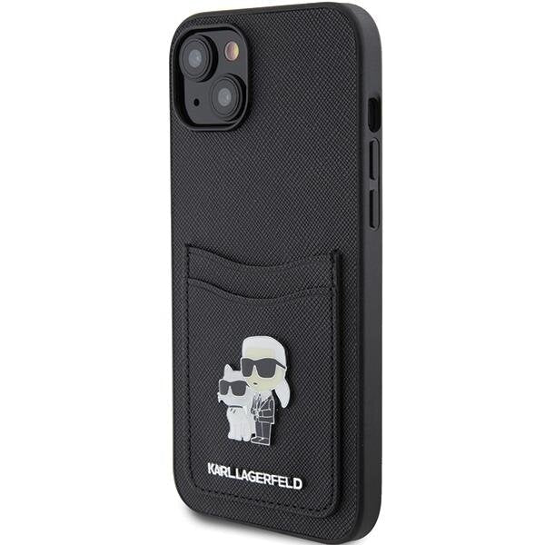 Кейс Karl Lagerfeld KLHCP15SSAPKCNPK за iPhone 15 6.1 черен