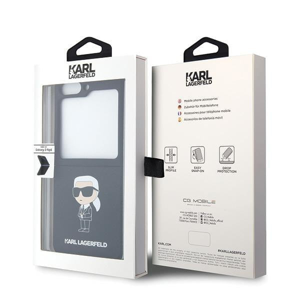 Кейс Karl Lagerfeld KLHCZF5SNIKBCK за Samsung Galaxy Z Flip5