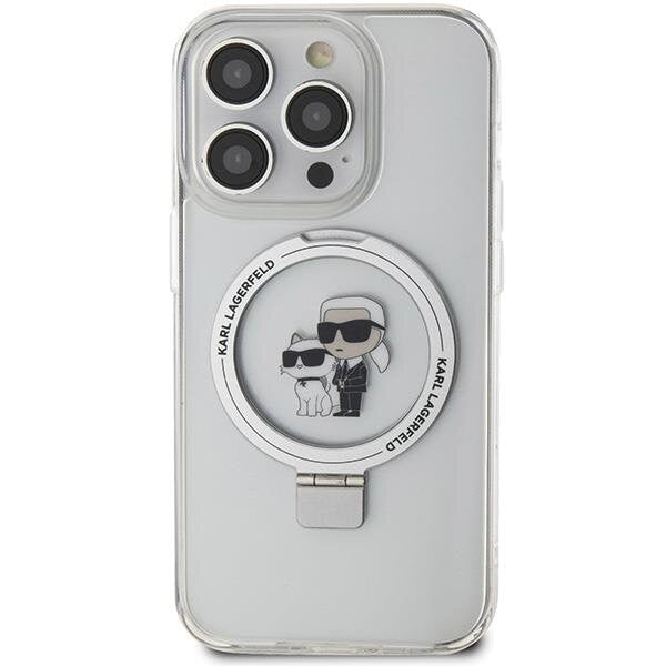 Кейс Karl Lagerfeld KLHMP14LHMRSKCH за iPhone 14 Pro 6.1 бял