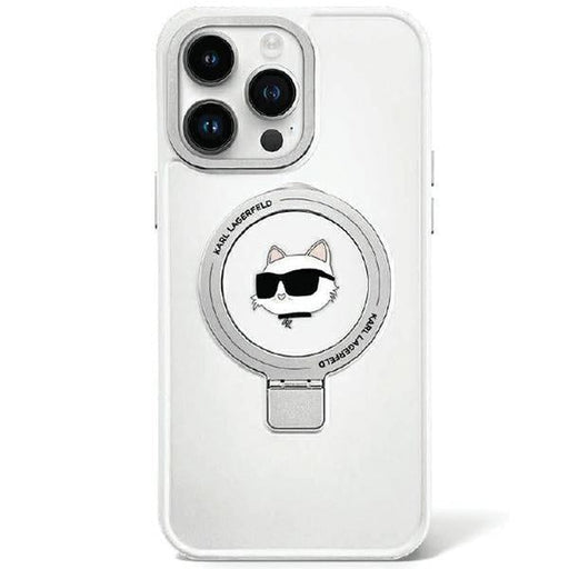 Кейс Karl Lagerfeld KLHMP15LHMRSCHH за iPhone 15 Pro 6.1 бял