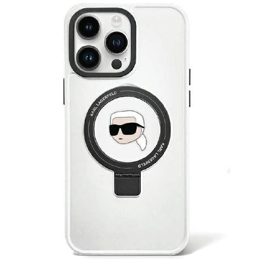 Кейс Karl Lagerfeld KLHMP15LHMRSKHH за iPhone 15 Pro 6.1 бял