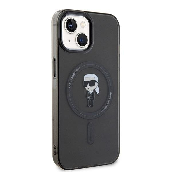 Кейс Karl Lagerfeld KLHMP15SHFCKNOK за iPhone 15 6.1 черен /