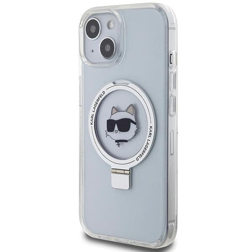 Кейс Karl Lagerfeld KLHMP15SHMRSCHH за iPhone 15 6.1 бял /