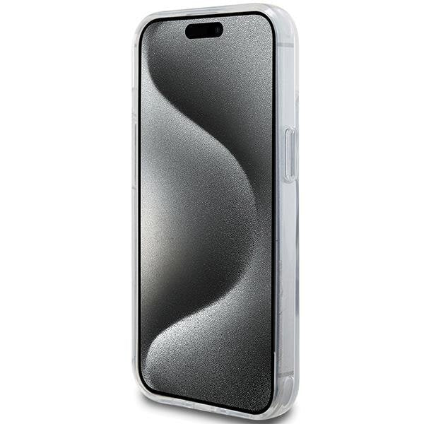 Кейс Karl Lagerfeld KLHMP15SHMRSCHH за iPhone 15 6.1 бял /