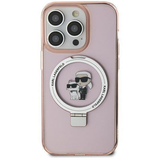 Кейс Karl Lagerfeld KLHMP15SHMRSKCP за iPhone 15 6.1 розов /