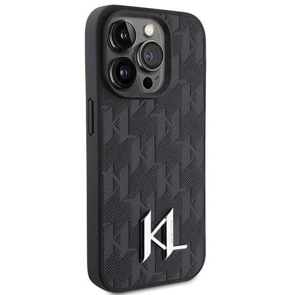 Кейс Karl Lagerfeld Leather Monogram Hot Stamp Metal