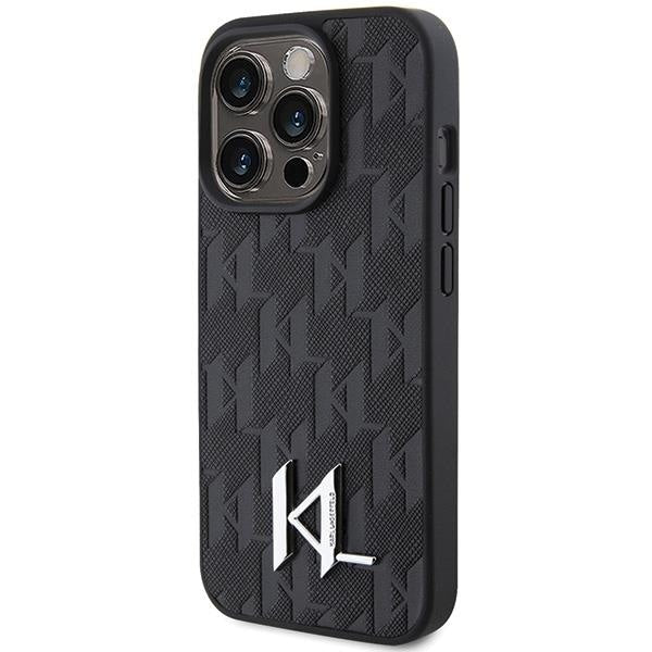 Кейс Karl Lagerfeld Leather Monogram Hot Stamp Metal Logo за